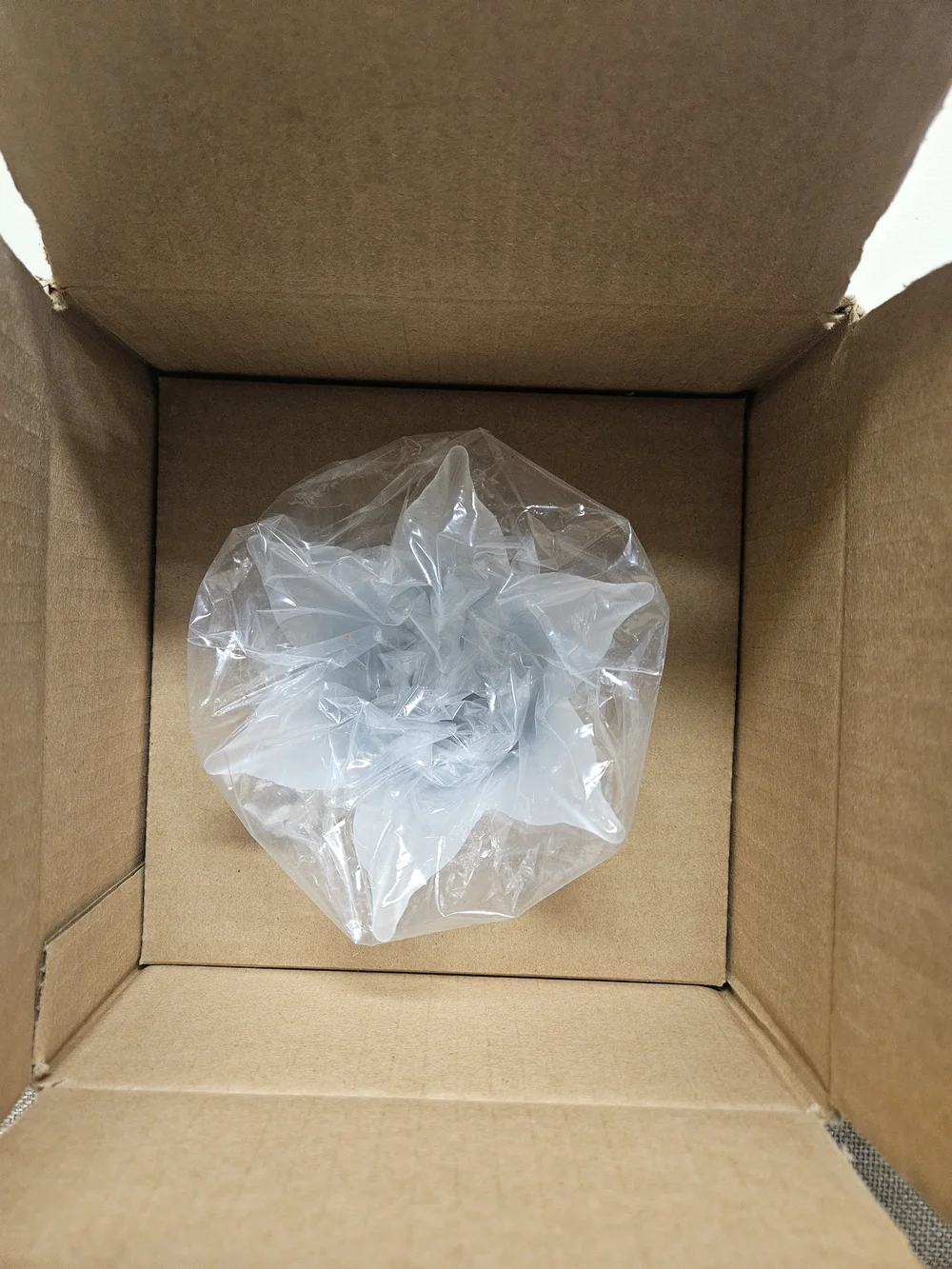 PartyLite Frosted Glass Tulip Peglite Candle Holder P0420 Original Box